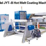 Hot melt non-woven adhesive sticker laminating making machine