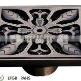 Antique Brass Square Shower Drain Floor Waste thumbnail-1