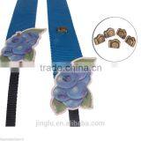 Custom Leather Camera Strap Blueberry Design Blue Camera Strap Icon Leather For DSLR for Nikon for Canon for Sony LM-10 thumbnail-3