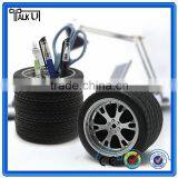 Popular Office Tyre Rubber Pencil Vase Pen Holder for Office, Unique Design Tire/tyre Pen Container thumbnail-5