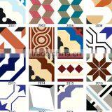 200x200mm Decorative Building Materials, Handmade Moroccan Cement Tile thumbnail-4