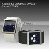 WCDMA 3G Android 4.0 OS Phone Call Smart Watch Phone With Bluetooth, GPS,