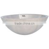 Commercial Double Wall Round Bathroom Vessel Sinks, Stainless Steel Vessel Basin Lavatory Sink for Hotel thumbnail-5