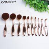 10 Pieces Rose Gold Mermaid Makeup Brush Kits Cosmetics Make Your Own Brand Supplier's Choice thumbnail-1