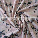 New Design Poly Spun Printed Jersey Knitted Fabric