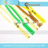 NO.5 nylon zipper with fancy slider