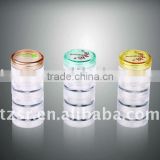 plastic cosmetic jar/plastic container/cream box