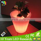 light up waterproof garden flower pots /the vase/lighted outdoor flower pots