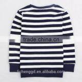 (F4289) Nova t Shirts Striped Girl Clothes 2-6Y Fashion Fancy Clothes Animal Applique Manufacturer T-shirts Children t Shirt thumbnail-4