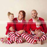 Family Cotton Christmas Pajamas With Stripe Red/green/blue thumbnail-1