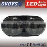 2016 New Auto 6000K Double Motorcycle Headlamps 12v/24v Led Headlight for H-arley Davidson Motorcycles