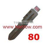 High Quality Opel Right Key Blade 80# Car Key Blank Blade
