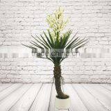Unique Artificial Sisal With Flowers For Office Decoration