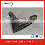 FRONT SPLITTERS FOR BMW F80 M3 FOR F82 M4 CARBON FIBER LIP SPLITTER thumbnail-2