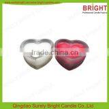 Small Glass Jar Heart Shape Candles Scented