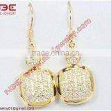 Fashion Cheap 925 Silver Hook Earrings Jewelry,low Price Good Quality cz Jewellery,AAA Grade Cubic Zirconia Silver Drop Earrings thumbnail-1