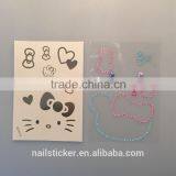 Custom Flash Body Water Transfer Rhinestone Gold Tattoo Clothes Crystal Metallic Cartoon Tattoo Stickers thumbnail-6
