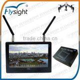 5.8G wireless 32CH 7 inch flysight FPV monitor built-in battery