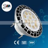 hot sale dimmable aluminum body 10w 12v 220v gu10 gu53 AR111 led light with CE and RoHS