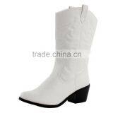 Fashion New Cowgirl Women Western Leather Boots thumbnail-5
