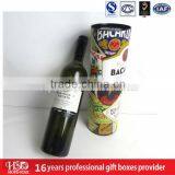 Hotsales Wine Packaging Boxes Colorful Paper Tube