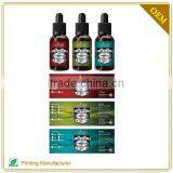 Competitive Price Private Pet E-liquid Bottle Lable Sticker thumbnail-4