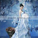 3 x 3 Meters Hand Painted Wedding Photo Studio Backdgrounds Muslin Backdrop thumbnail-6