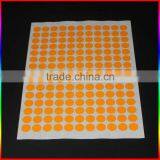 Custom Self Adhesive Round Fluorescent Sticker Paper With Colorful thumbnail-3