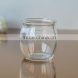 Wholesale mini glass candle jar glass holder glassware