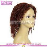 Kinky Curly Color 30 7a Unprocessed Brazilian Human Hair Lace Front Wigs For Black Women thumbnail-4