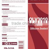 260ml Acetoxy silicone sealant OLV3010
