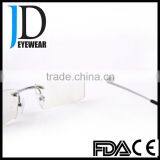 Most Popular Rimless Metal B Titanium Optical Eyeglasses thumbnail-5
