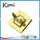 High Quality Bag Accessories Gold Metal Turn Lock thumbnail-3