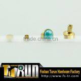 Wholesale Fancy High Quality Rivet With Crystal Stone thumbnail-1