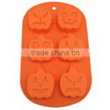 Halloween Pumpkin Silicone Baking Mold Cake Pan Cookie Pan Pudding Mold Jelly Mold thumbnail-1