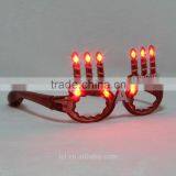 Nightclub Bar Carnival Halloween Christmas Party Supplies, Plastic Light Glasses LED Glasses 10 Lights Fire Shaped Glasses thumbnail-5