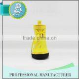 2016 Cute Removable Rubber Yellow Girls Rubber Rain Boots thumbnail-2