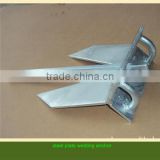 Marine deck hot dip galvanized steel plate anchor for yatch fishing