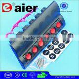 12V 6 Way Led Rocker Switch Marine Wall Panel