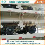 3 Axles 20ft 40ft Container Carrier Used Flatbed Trailers thumbnail-4