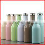 LOGO Customized Stainless Steel 304 Wholesale Ms& Children Gift Milk Bottle Thermos Flask Vacuum Cup thumbnail-1