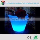2015 Hot Sale Rechargeabale 16 Color Change Decorative Led Flower Pots for Sale thumbnail-2