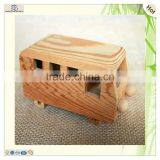 Wholesale Handmade Unfinished Kids Wooden Toy Tractor Car thumbnail-5