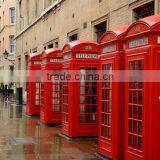 Red Antique London Public Telephone Booth Decoration for Sale Made by Chinese Manufacture thumbnail-5