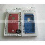 Silicone Phone Case and Aluminum Panel on Back With Plastic Package thumbnail-1