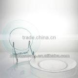 FDA,PP,Eco-friendly 13 Inch Clear Disposable Plastic Charger Plate thumbnail-1