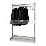 Two-Sided, Two-Shelf Cloth Rack thumbnail-1