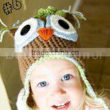 Handmade Crochet Cap Children Red Beret Cap Cute Lovely Animal Caps In Crochet For Children