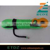 8mm*30m Green Synthetic Winch Rope,offroad Winch Line,amsteel Winch Ropes thumbnail-1