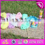 2015 Kids Educational Easy Knit Wool Toy,DIY Knitting Wool Funny Soft Toy,Wholesale Novelty Wool Wooden Knit Wool Toy W11E042 thumbnail-5